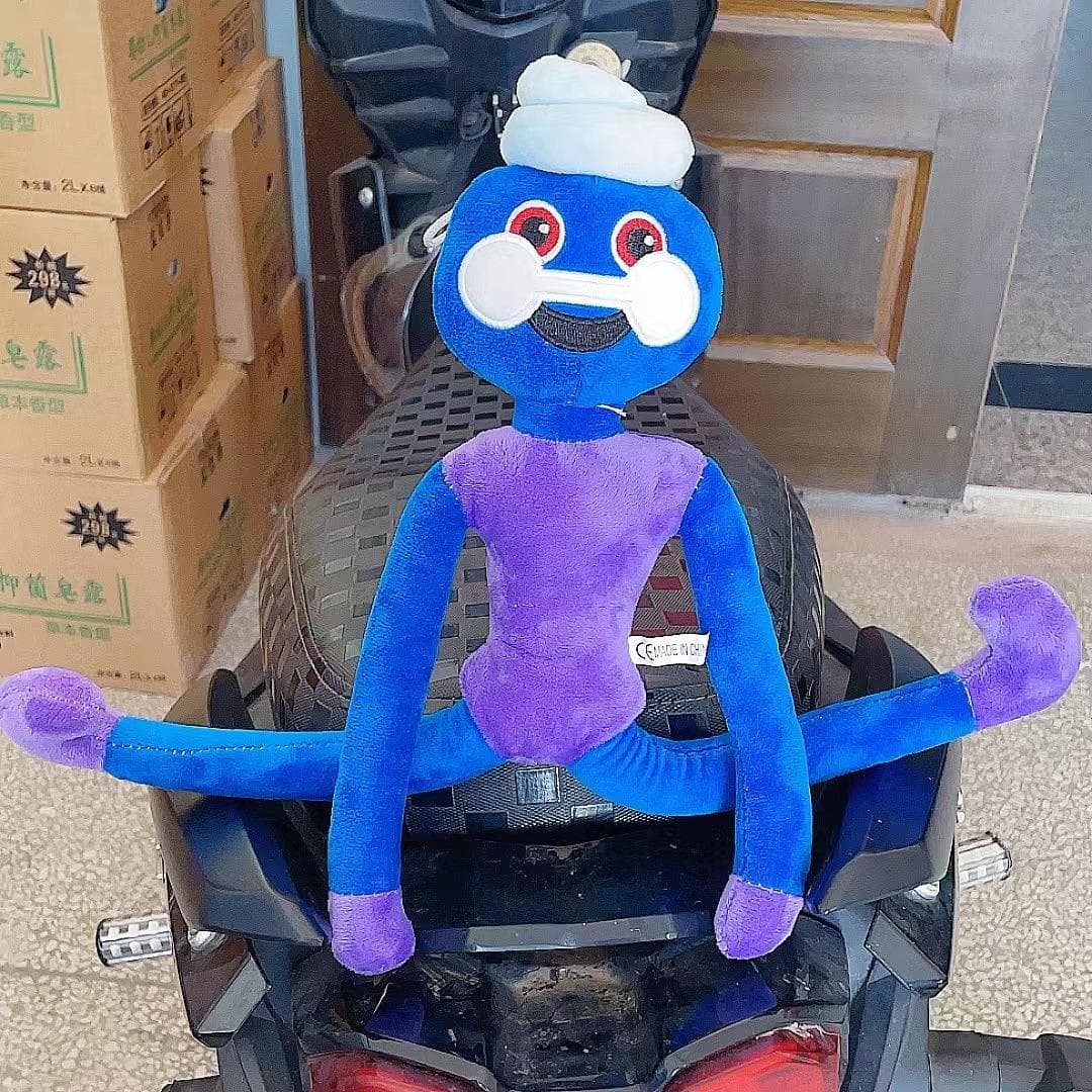 Big Blue Cat Doll Long Legs Mom POPPY Playtime Toy Poppy Grandpa Grandma Plush Doll purple