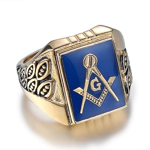 New Mason Ring Men Signet Freemason Masonic Ring Vintage Punk Jewelry Freemasonry Man Male Gifts 8