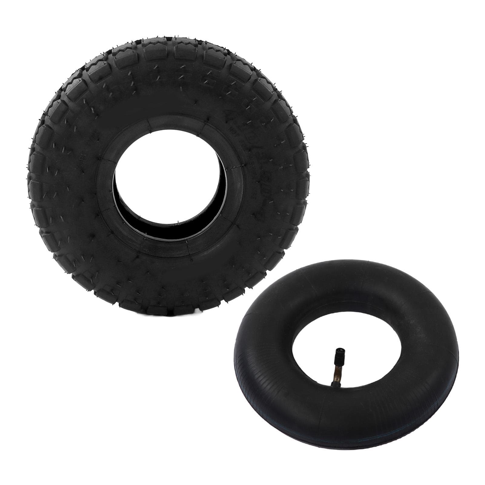 4.103.50?4in Tire Inner Tube Combo Set All Purpose for Hand Trucks Wheelbarrows Yard Trailers