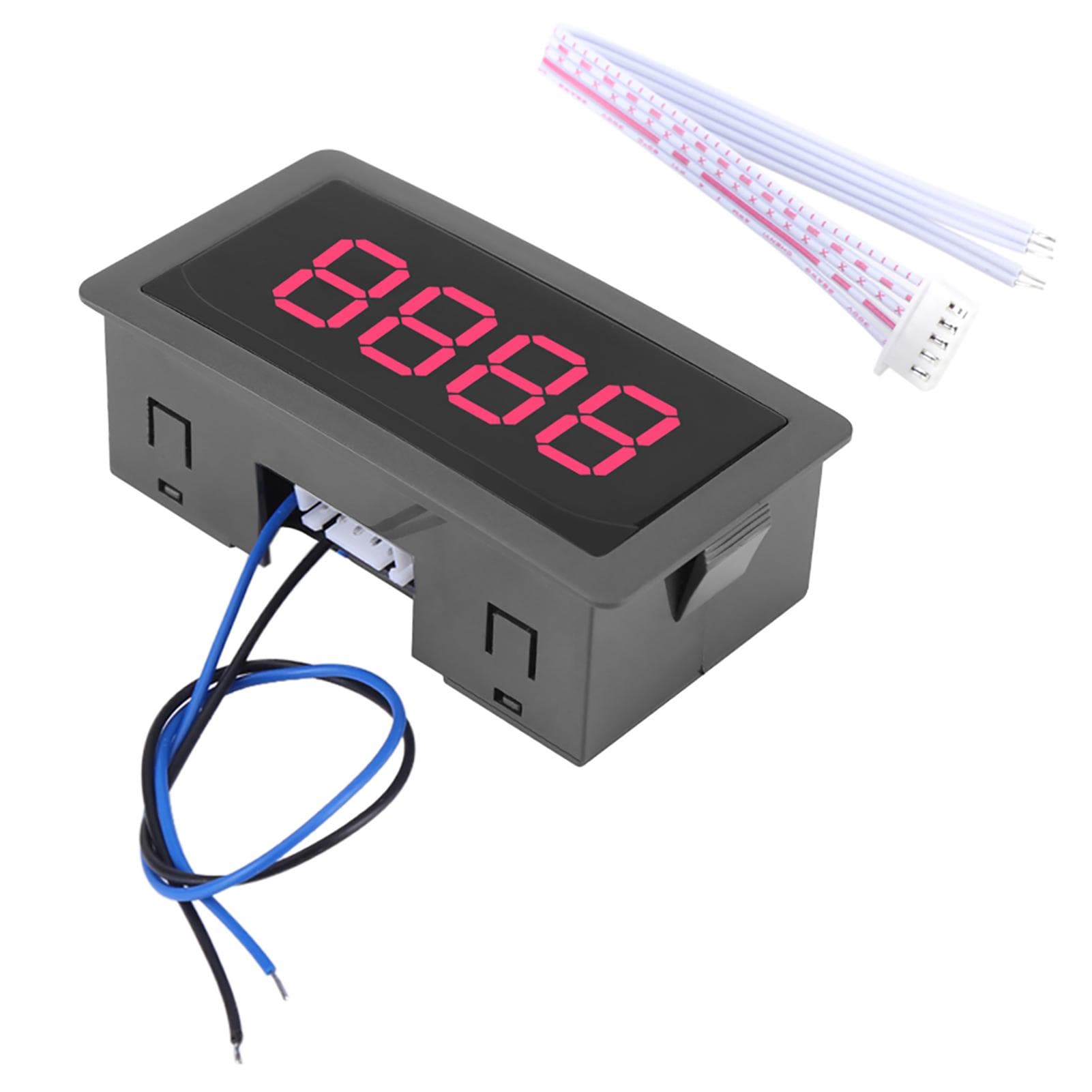 DC LED Digital Display 4 Digit 0?9999 UpDown PlusMinus Panel Counter Meter Red