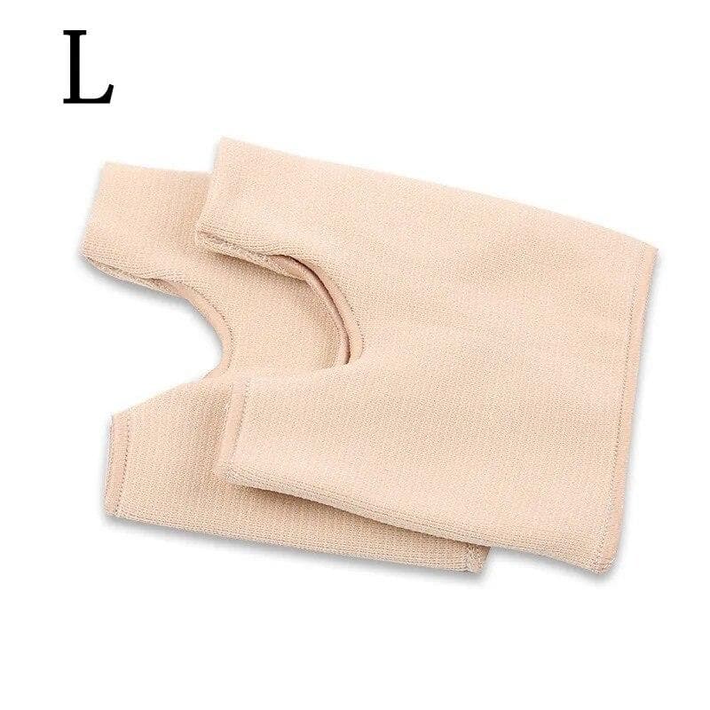 1 Pair Silicone Shoe Pads Forefoot Cushion Insoles U Shape Half Insoles Toe Separator Foot Care Product L