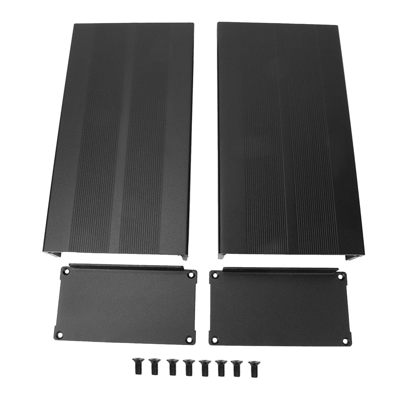 Enclosure Electronic DIY Circuit Board Project Aluminum Box Cooling Case Sand Black Bend Plate white