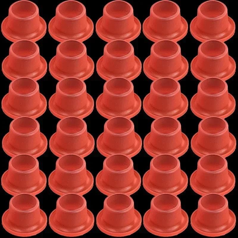 100/10PC Faucet Leak-proof Sealing Gasket Rubber Pipe Hose Sealing Washer Silicone Gasket Seal for Plumbing Plug Prevent Leakage 100 PCS red