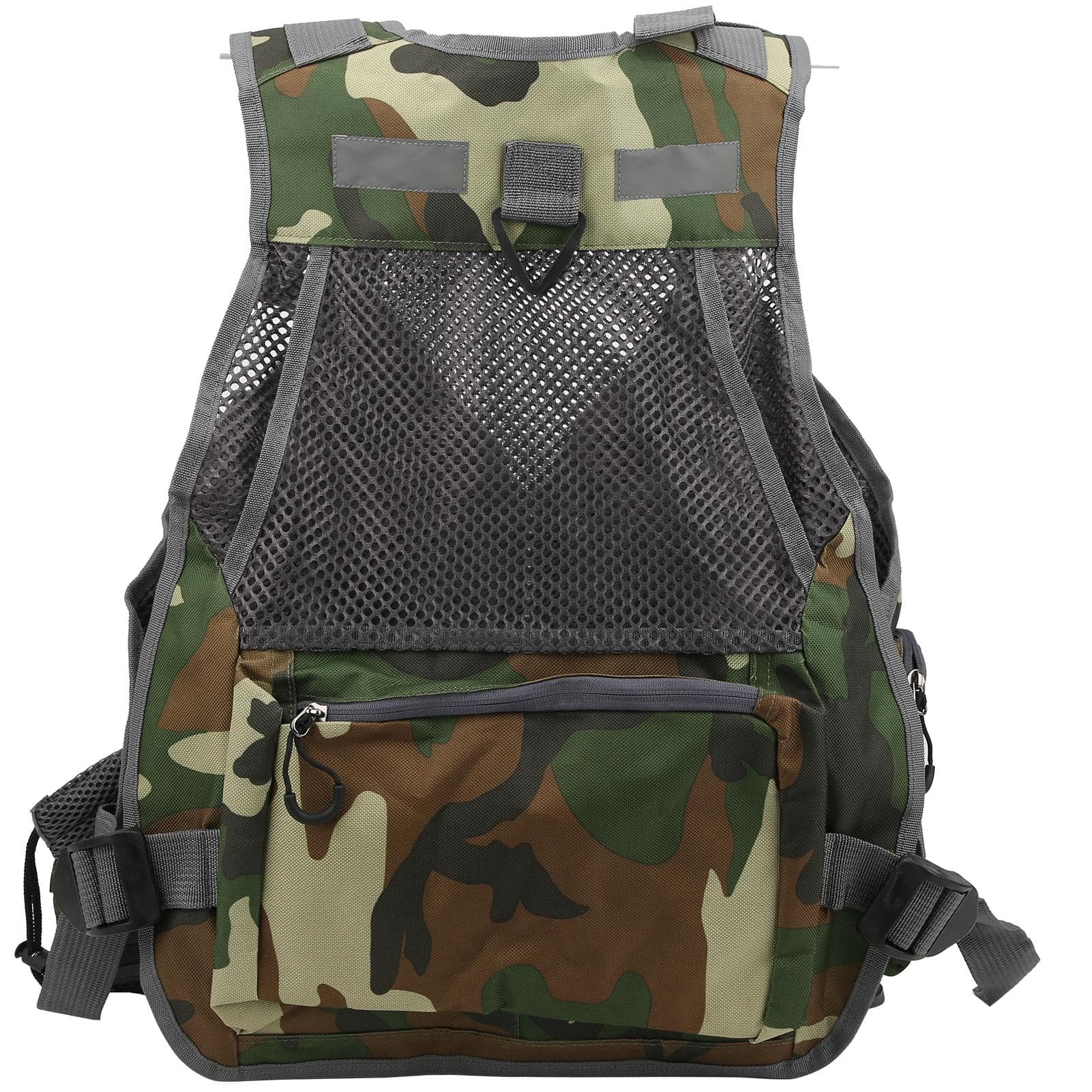 Outdoor MultiFunctional Jacket Hunting Fishing Travel Camouflage Vest with Pockets
