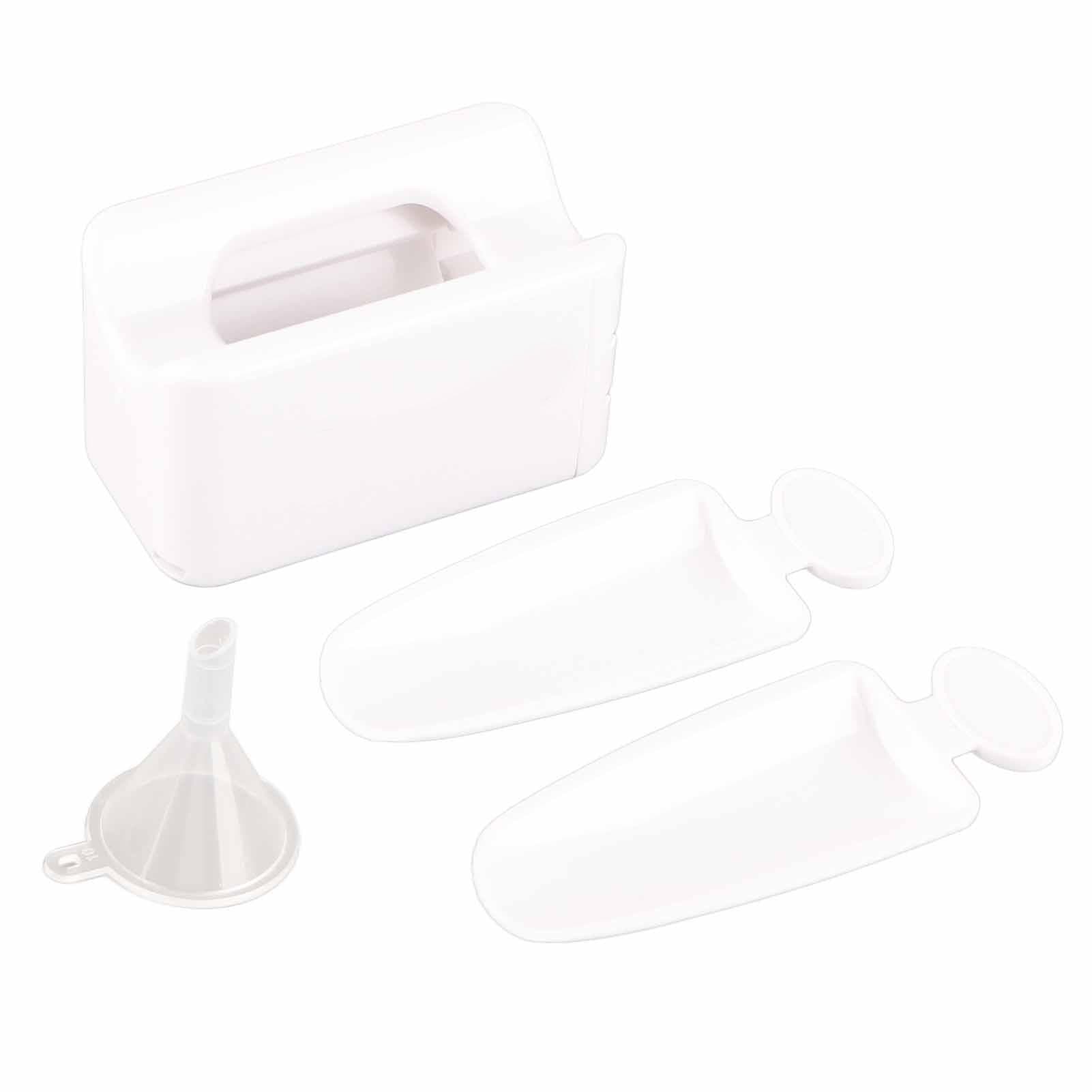 Nail Dipping Powder Storage Box Nail Glitter Powder Sequins Dip Recycling Tray