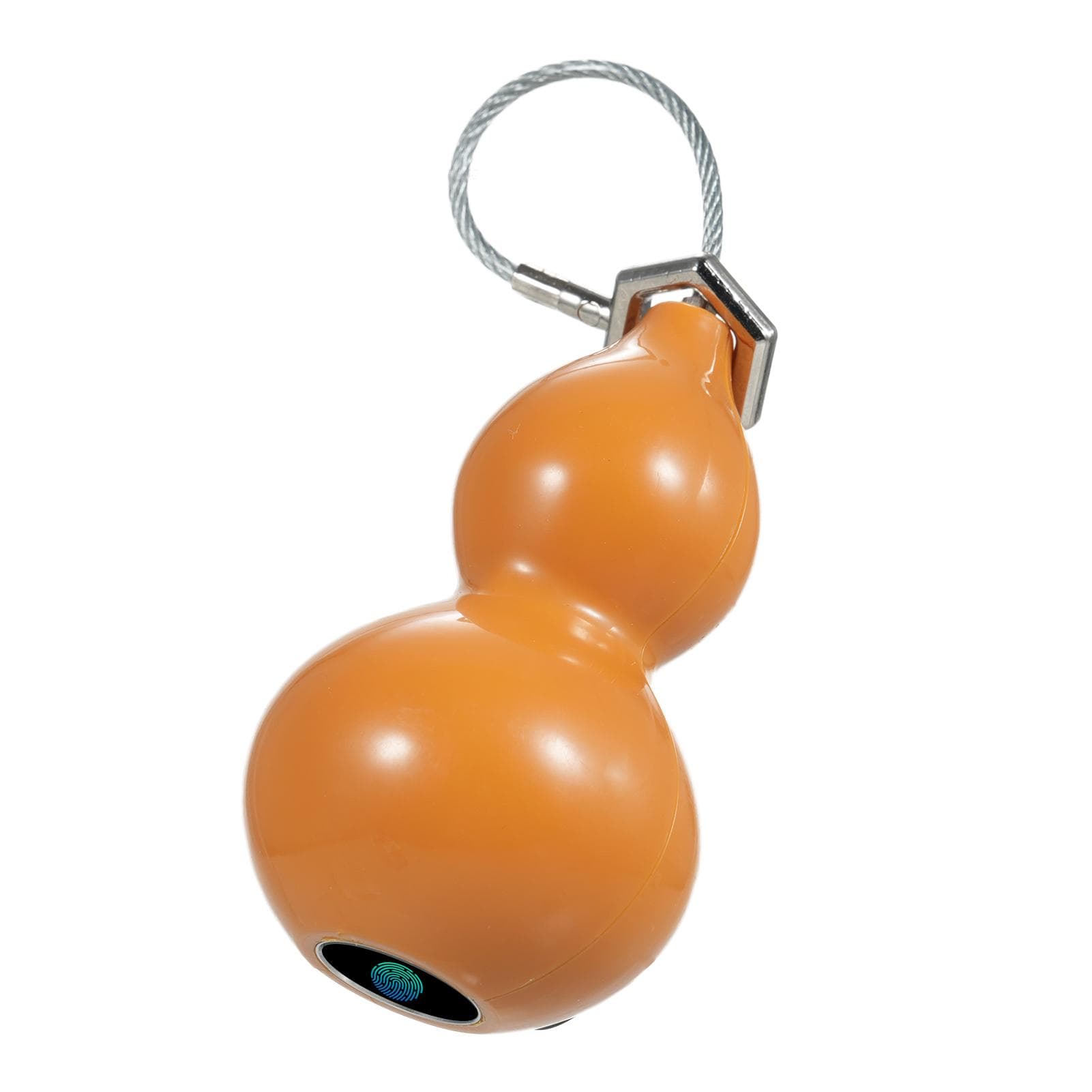 Fingerprint Cable Lock Fingerprint Padlock Keyless Biometric Cabinet Lock Smart Padlock Outdoor T08B yellow
