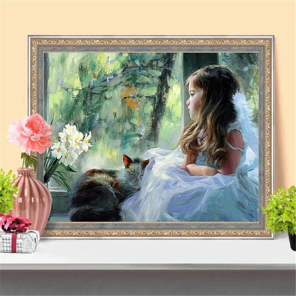 5D Diamond Painting Child Diamond Embroidery Cross Stitch Picture Of Rhinestones Home Decor 20X30CM