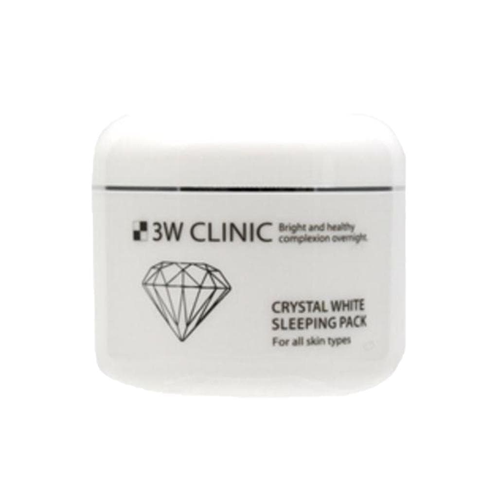 3W CLINIC Crystal White Sleeping Pack 100ml (3 Options) #1PCS