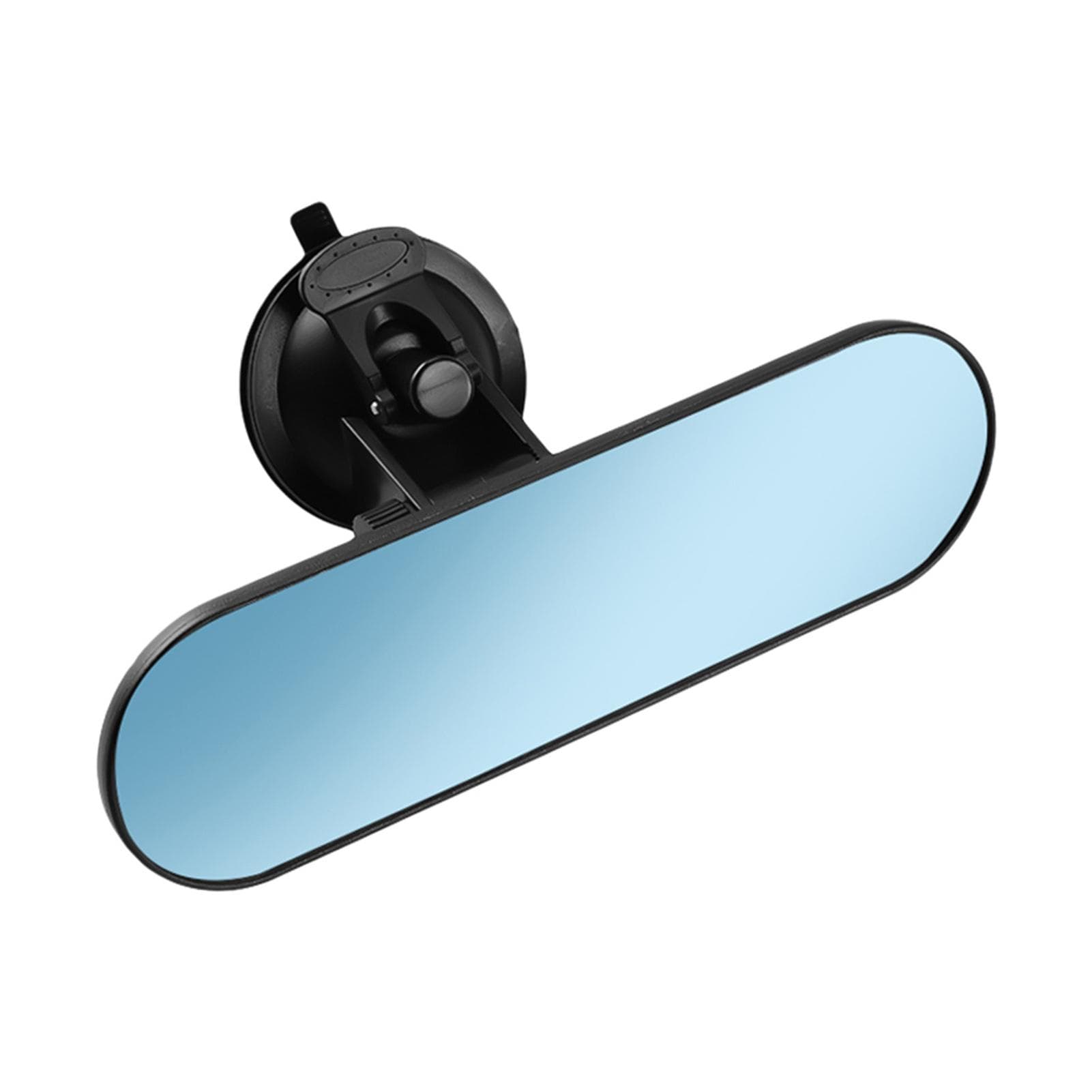 Rear View Mirror, Universal Car Truck Mirror 360degrees Adjustable Interior RearView Mirror with Suction black