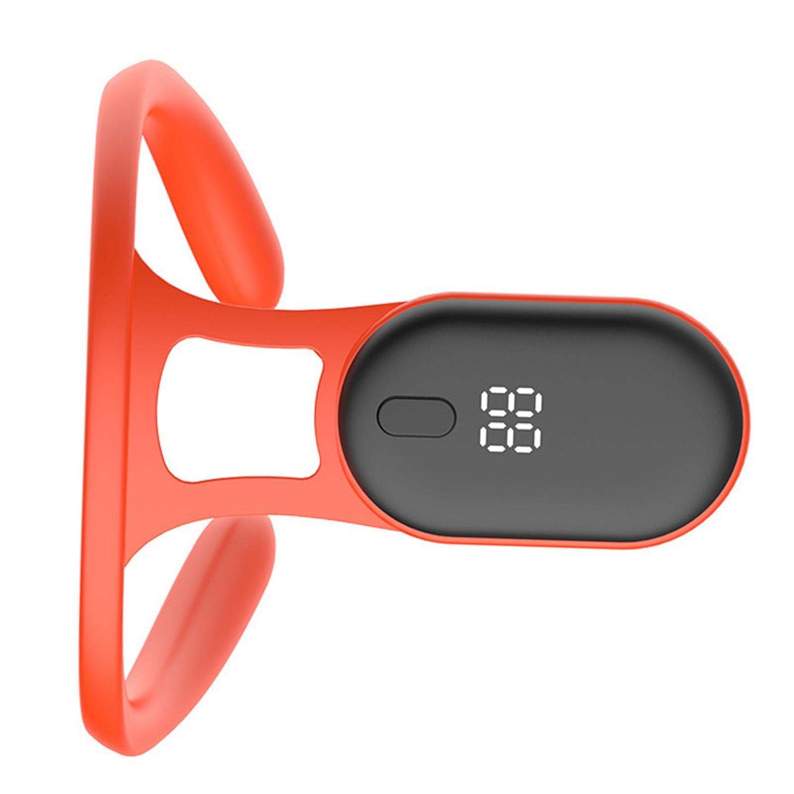 Intelligent Posture Trainer with LCD Prevent Hunchback Accurate Monitoring Hanging Back Posture orange