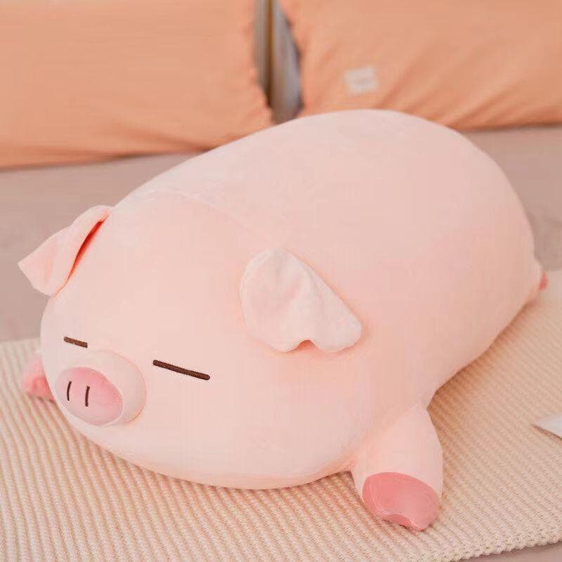 Cuddly Pig Plush Pillow - Cute, Washable, and Perfect for Sleeping or as a Birthday Gift 50cm 400g