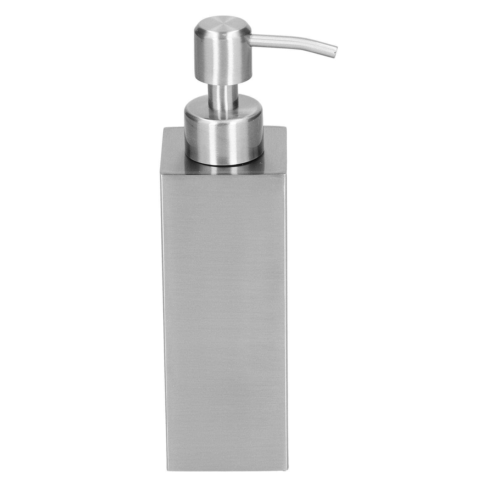 250ml Soap Dispenser Manual Press 304 Stainless Steel Lotion Bottle for Shopping Mall Hotel