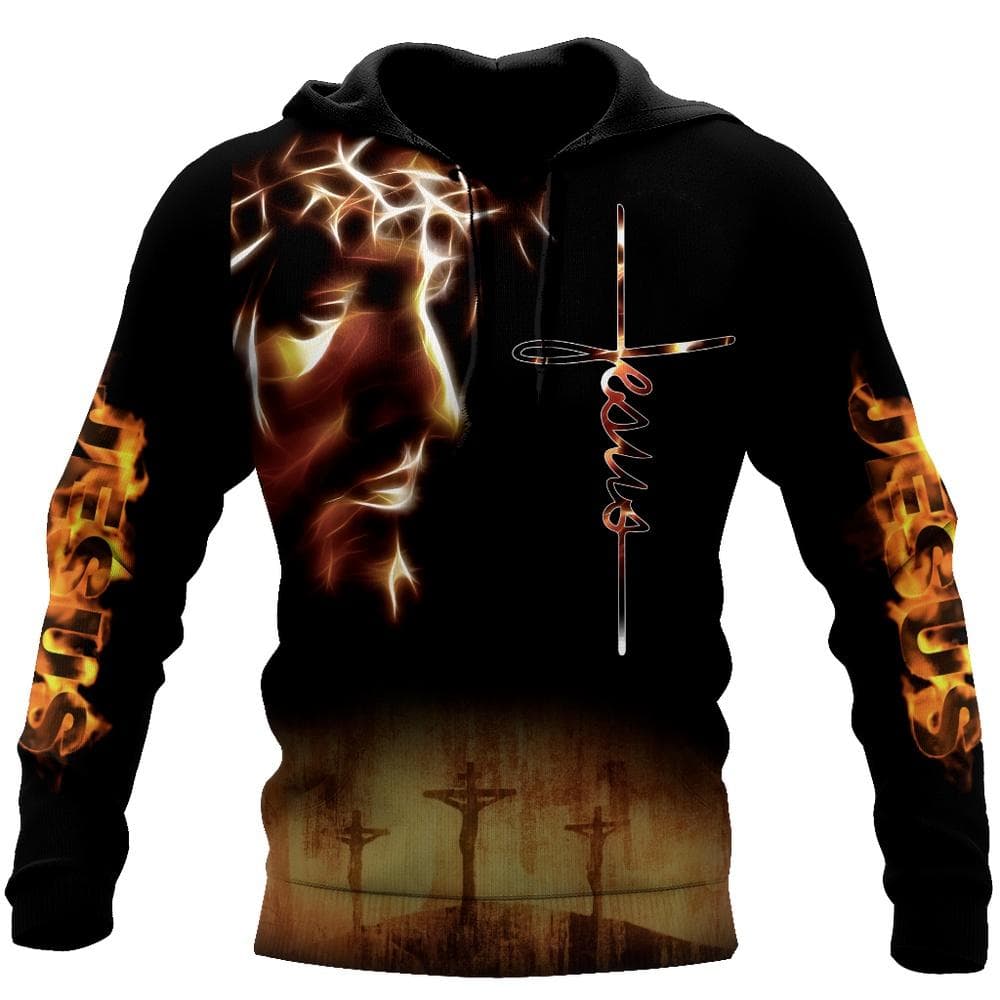 Spring Autumn Christian Jesus Men's Hoodie 3D Print Harajuku Fashion Hooded Sweatshirt Oversized Casual Pullover Tops Jackets 2XL