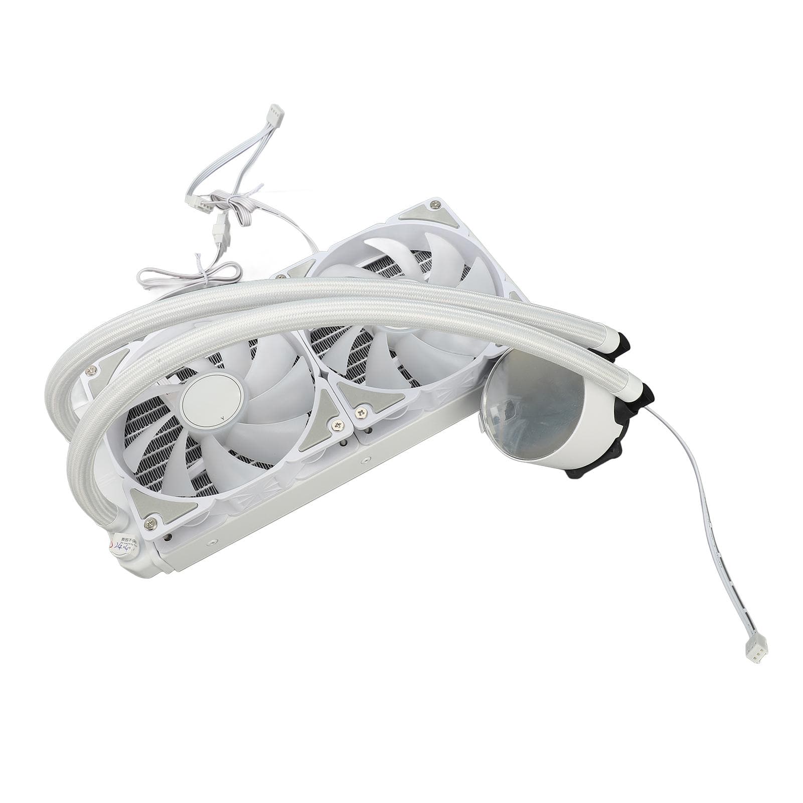CPU Cooler Fan High Performance Aluminum Silent RGB Liquid CPU Dual Water Cooling Fan for Computer