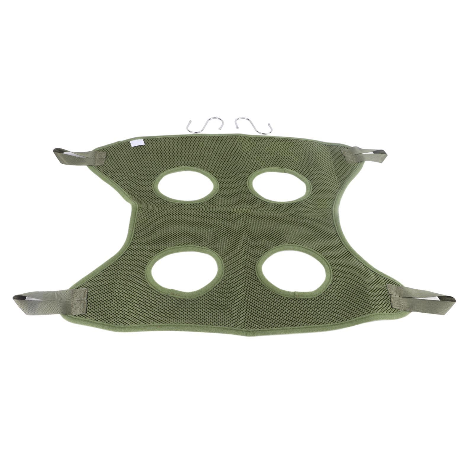 Pet Grooming Hammock Harness Dog Grooming Hammock for Dogs Cats Nail Clipping Trimming Green M