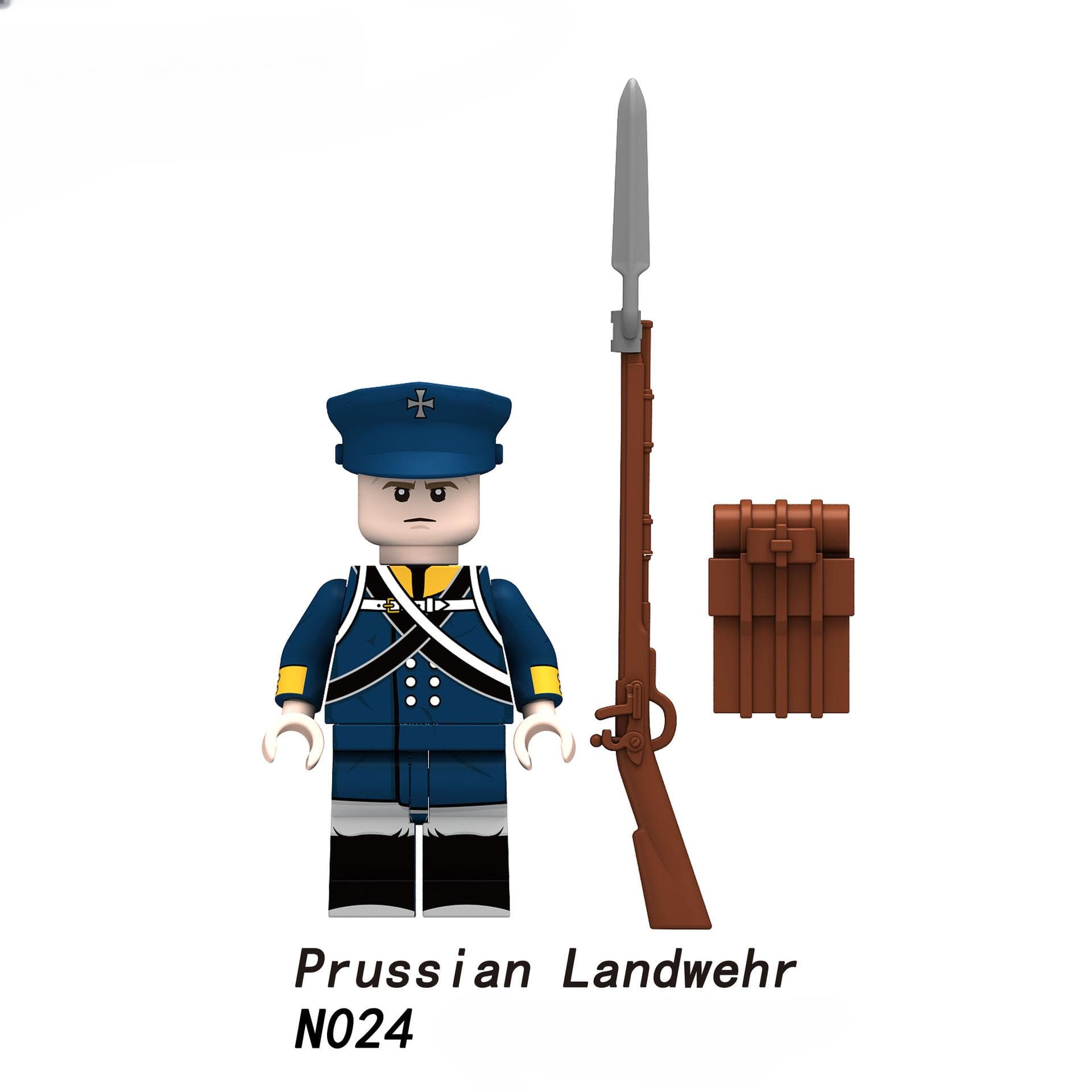 Napoleonic Wars Military Soldiers Building Blocks WW2 Mini Action Figures French British Fusilier Rifles Weapons Toys For Kids