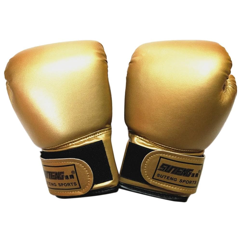 Children Boxing Gloves Kick Boxing Muay Thai Punching Training Bag Gloves Outdoor Sports Mittens gold