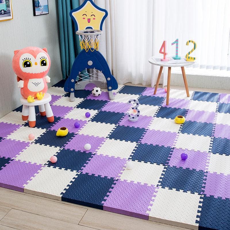 Puzzle Household Foam Floor Mat Children's Bedroom Climbing Mat Splicing Sponge Floor Anti-fall Crawling Carpet 30 * 30 * 1cm