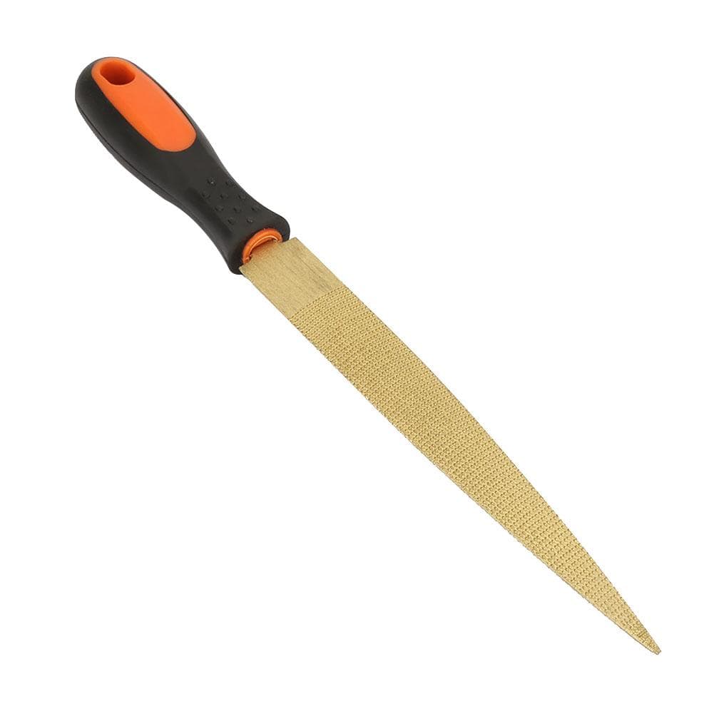 Woodworking Gold Double Side File Hardwood Hand Cutter Wood Carving Tool Fine Teeth(8inch)