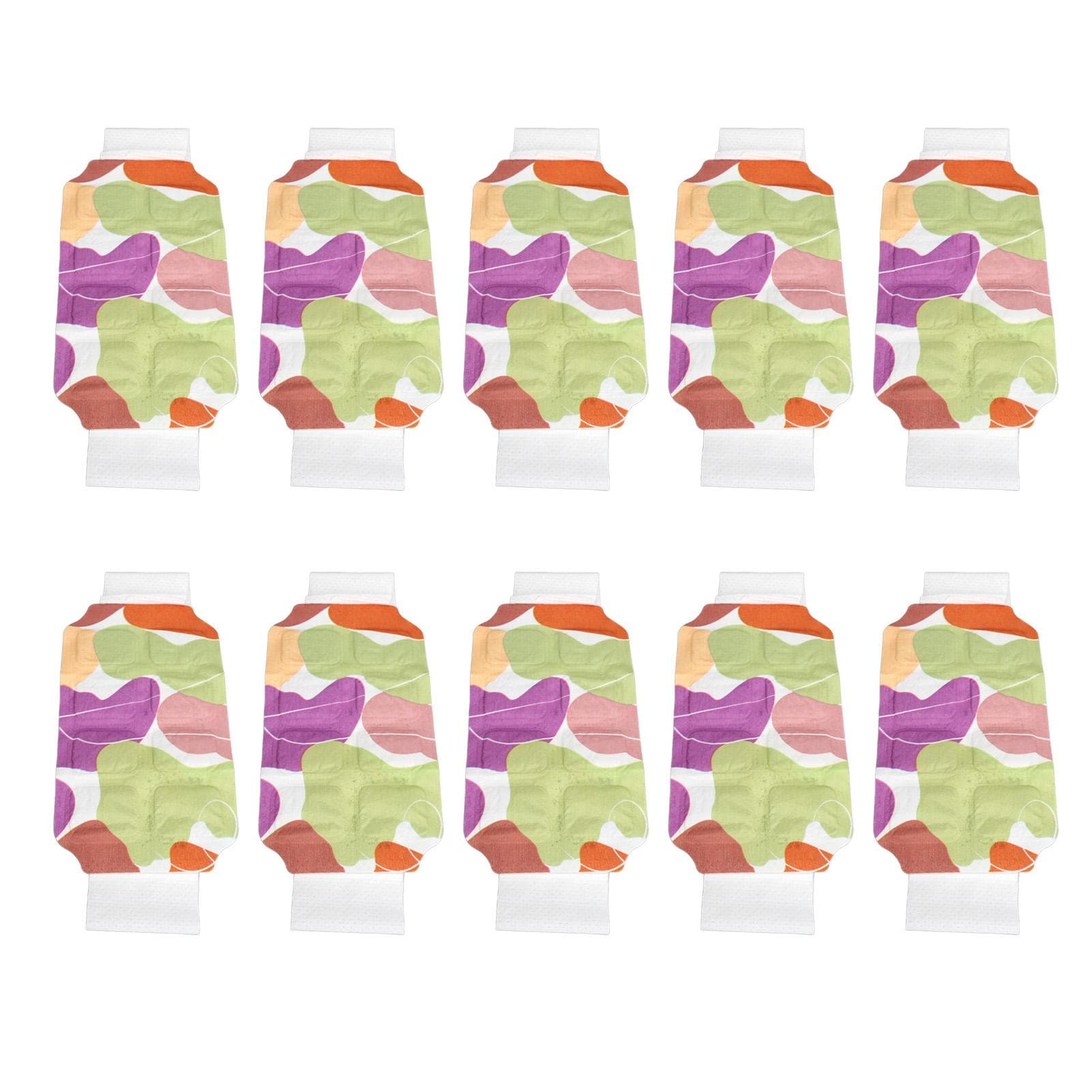 10pcs Steam Hot Compress Patches Decompression Long Lasting Reduce Soreness Self Heating Waist