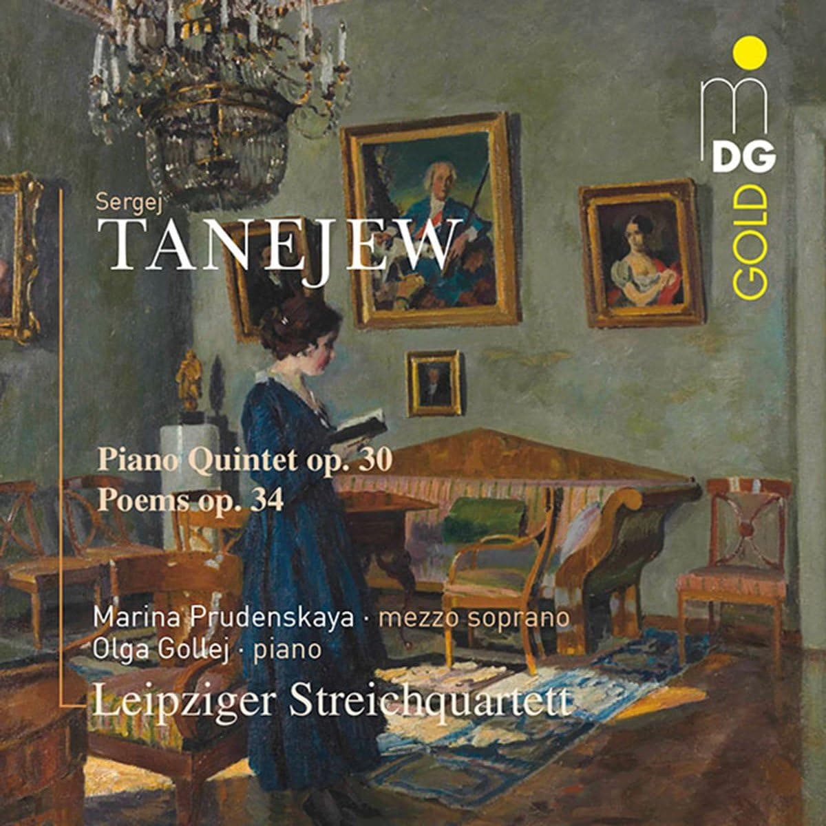 CD OLGA GOLLEJ/LEIPZIGER STREICHQUARTE - TANEJEW/ PIANO QUINTET - POEMS MDG30719172 Japan Music Others Used