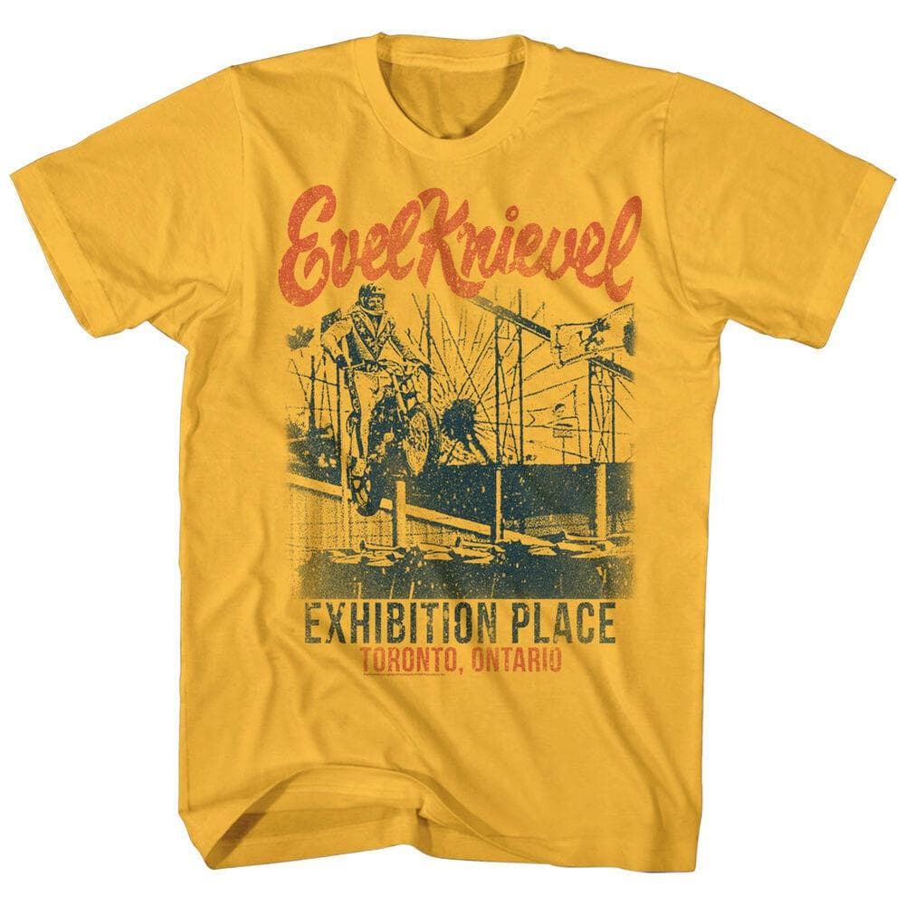 Evel Knievel Exhibition Toronto Ontario Stunt Bike Jump Motorcycle Unisex T-shirts L