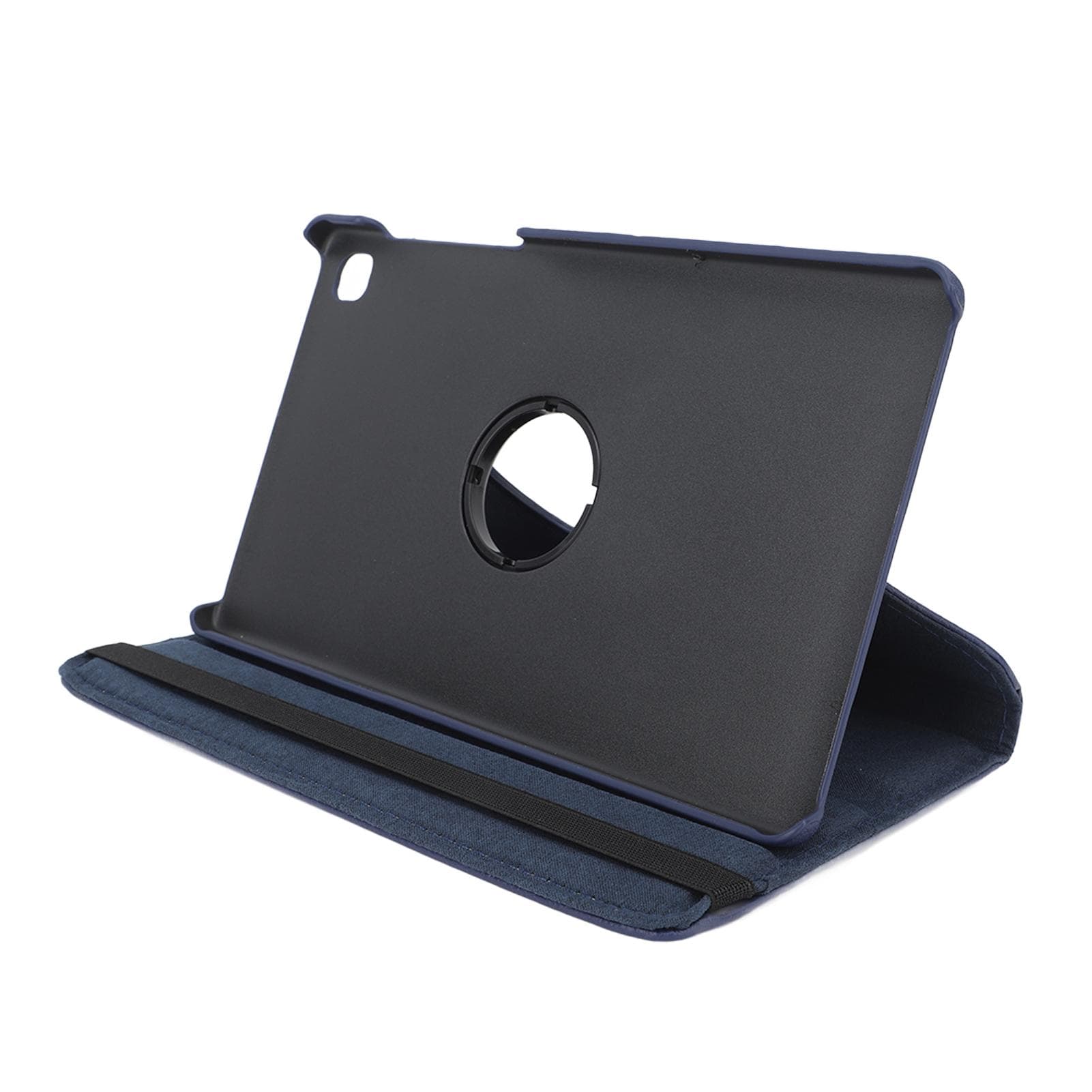 Tablet Protective Case Fuax Leather Rotatable Tablet Case Cover for Galaxy Tab A7 Lite T220 T225 dark blue