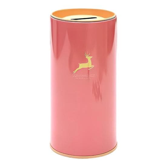 Yousheng Metal Piggy Bank Large Capacity Animal Pattern Design Kids Cylindrical Saving Bank Financial Management Tool Deer