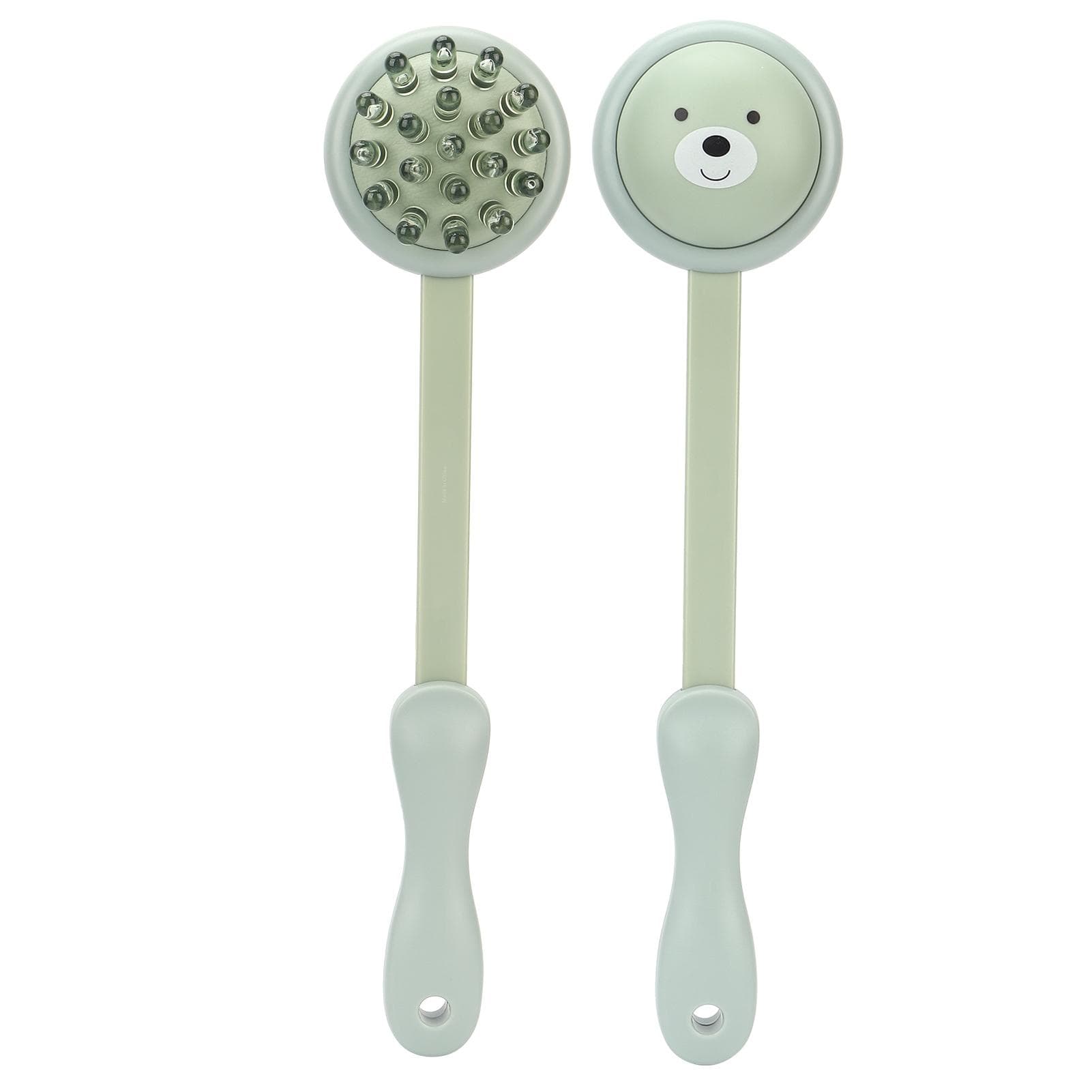 Cartoon Pattern Massage Hammer Massage Stick Back Waist Leg Fatigue Relief Massage ToolPink green