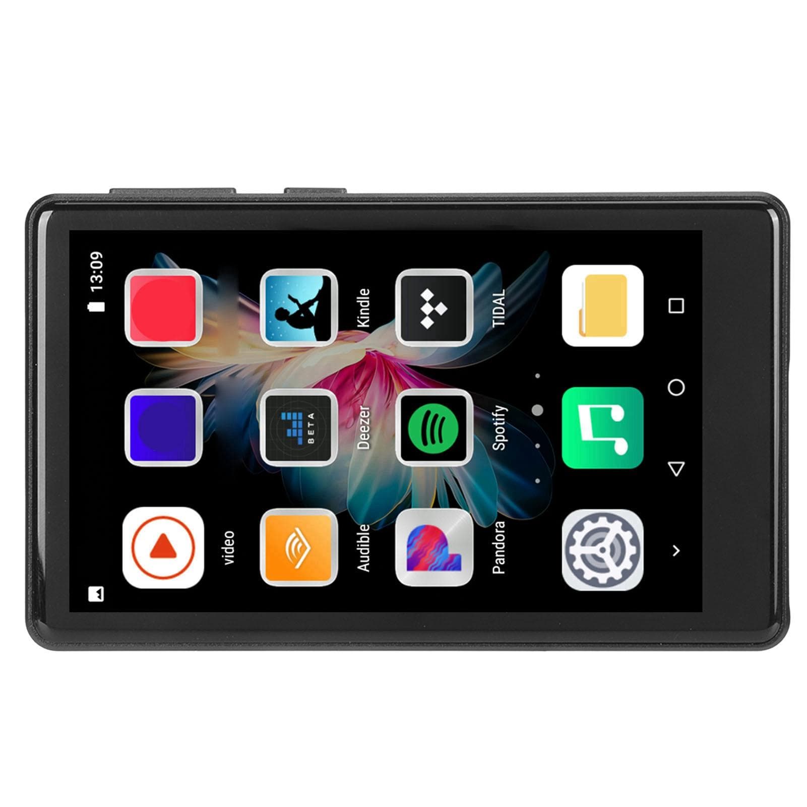 4.0 Inch MP3 Music Player High Definition Noise Reduction MP3 Player Bluetooth5.0 WIFI Music Player black