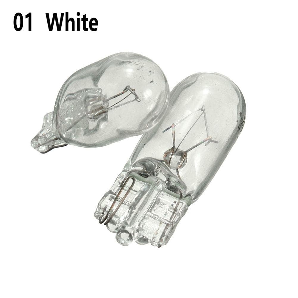 10Pcs T10 Wedge Halogen W5W 501 194 LED Interior Light Bulbs Car Auto Truck white