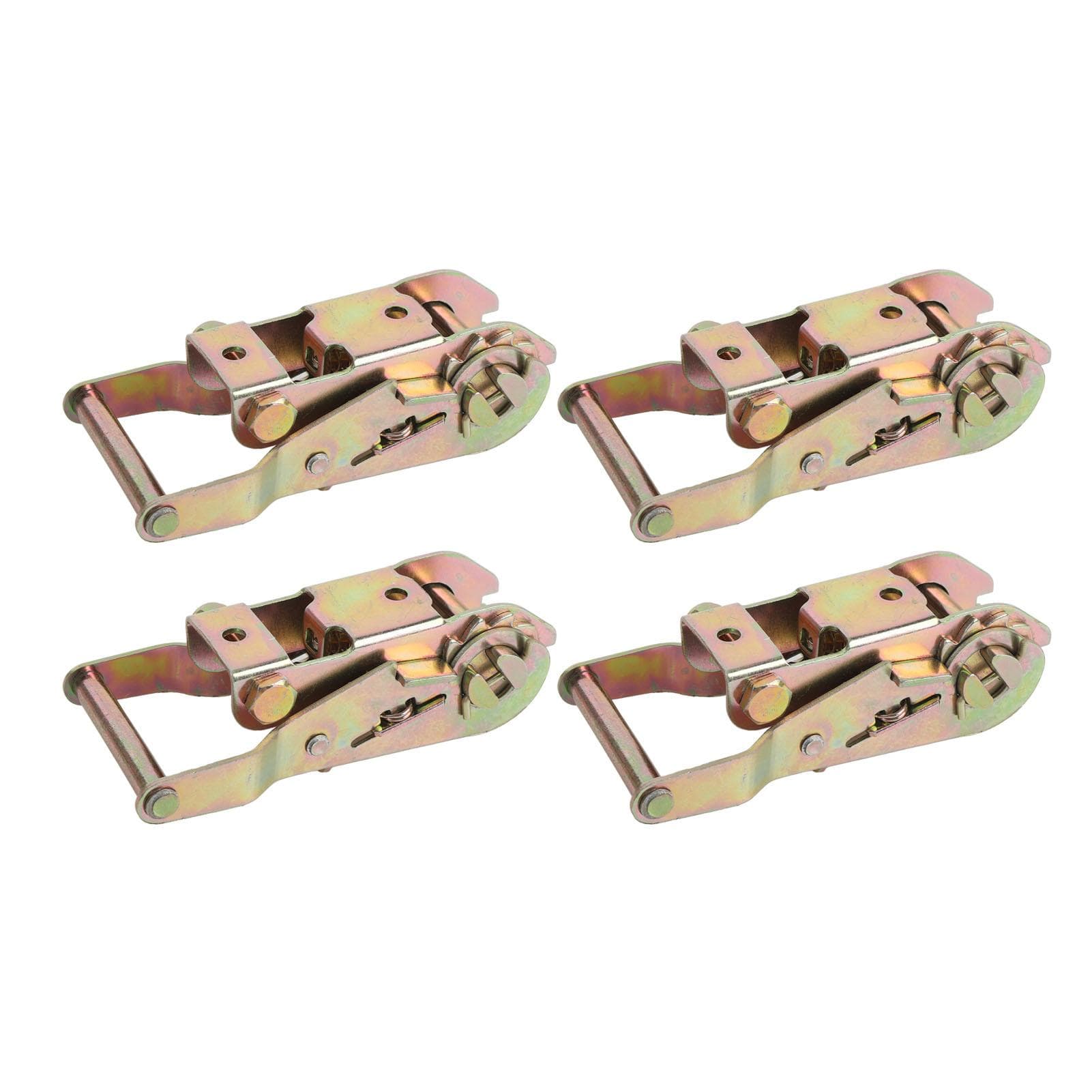 4PCS Ratchet Tensioner for 1116 Wide Strap Carbon Steel Ratchet Tie Down Tightener 1500KGS Pull