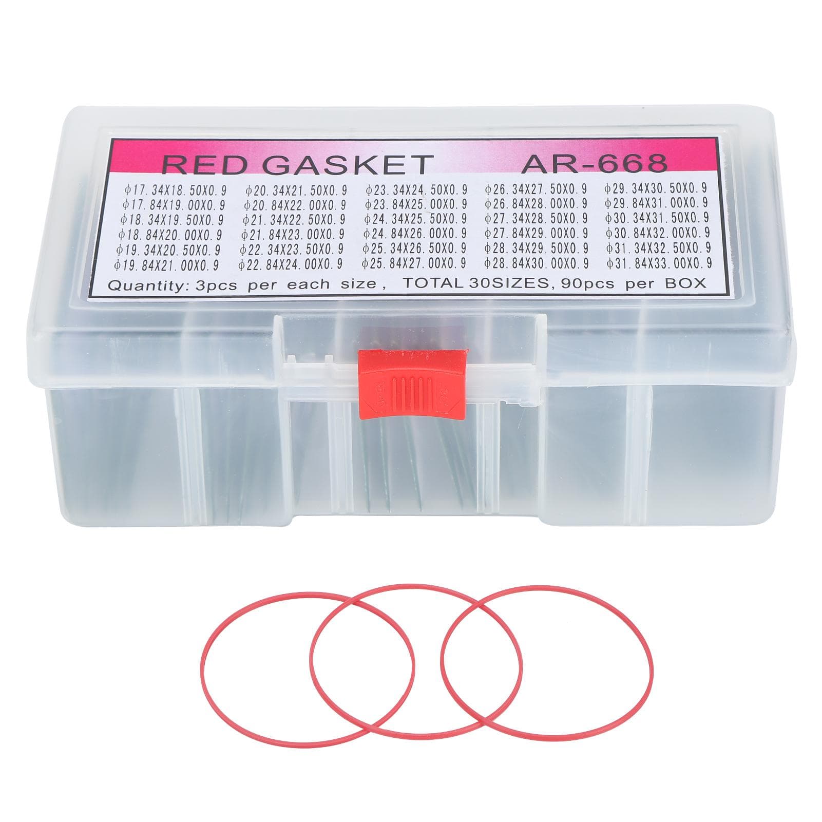 AR-668 Waterproof O Ring Watch Back Gasket Washers Replacement Watch Accessories