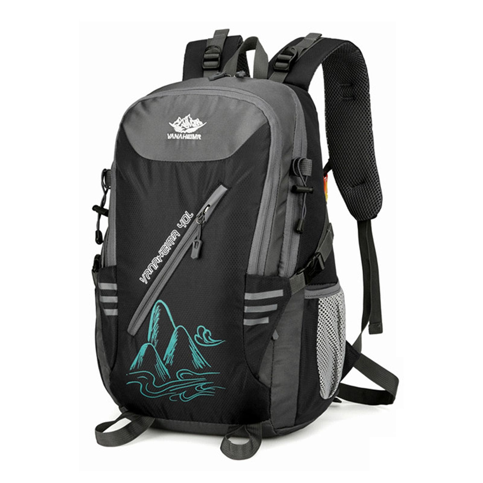 Travel Backpack Hiking Backpack Camping Backpack for Men Outdoor Sports Backpack Large Capacity black