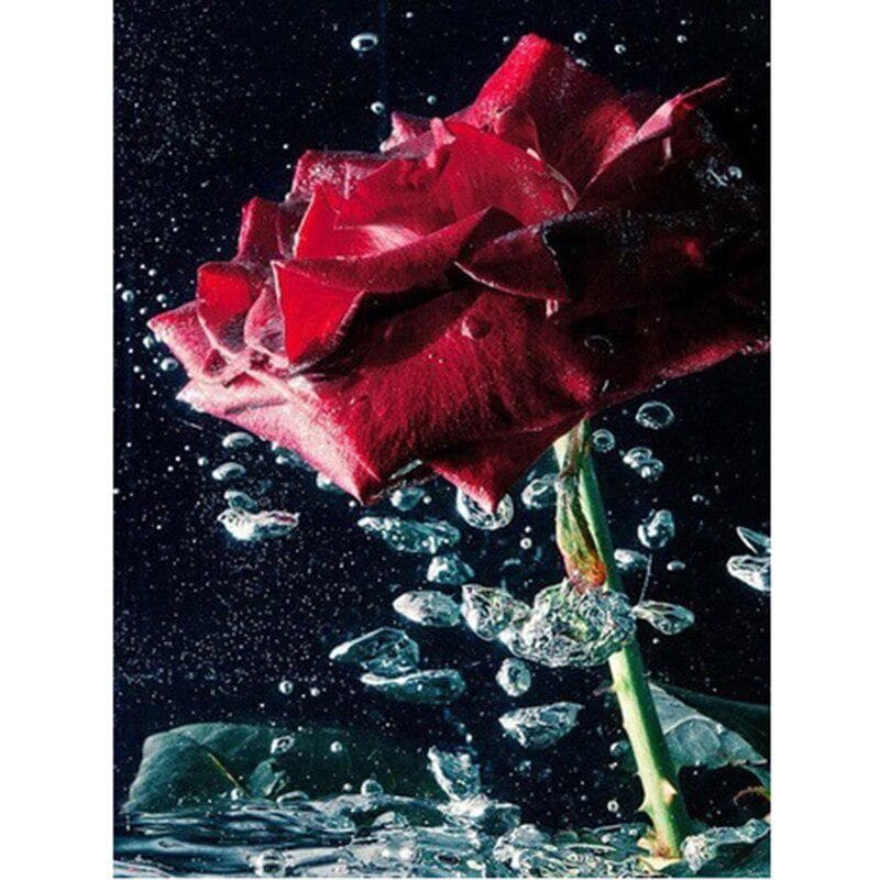 5D Diamond Painting Flower Rose Cross Stitch Diamond Embroidery 20X30CM