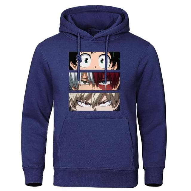 Men's And Women's Long Sleeves My Hero Academia Anime Sweatshirts Quality Streetwear Male Pullovers Tracksuit Hoodie Clothing M