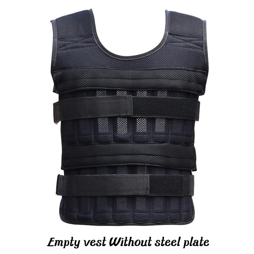 Running Exercise Weight Vest Fitness Tool Boxing Training Equipment Sports Loading Weight Vest black