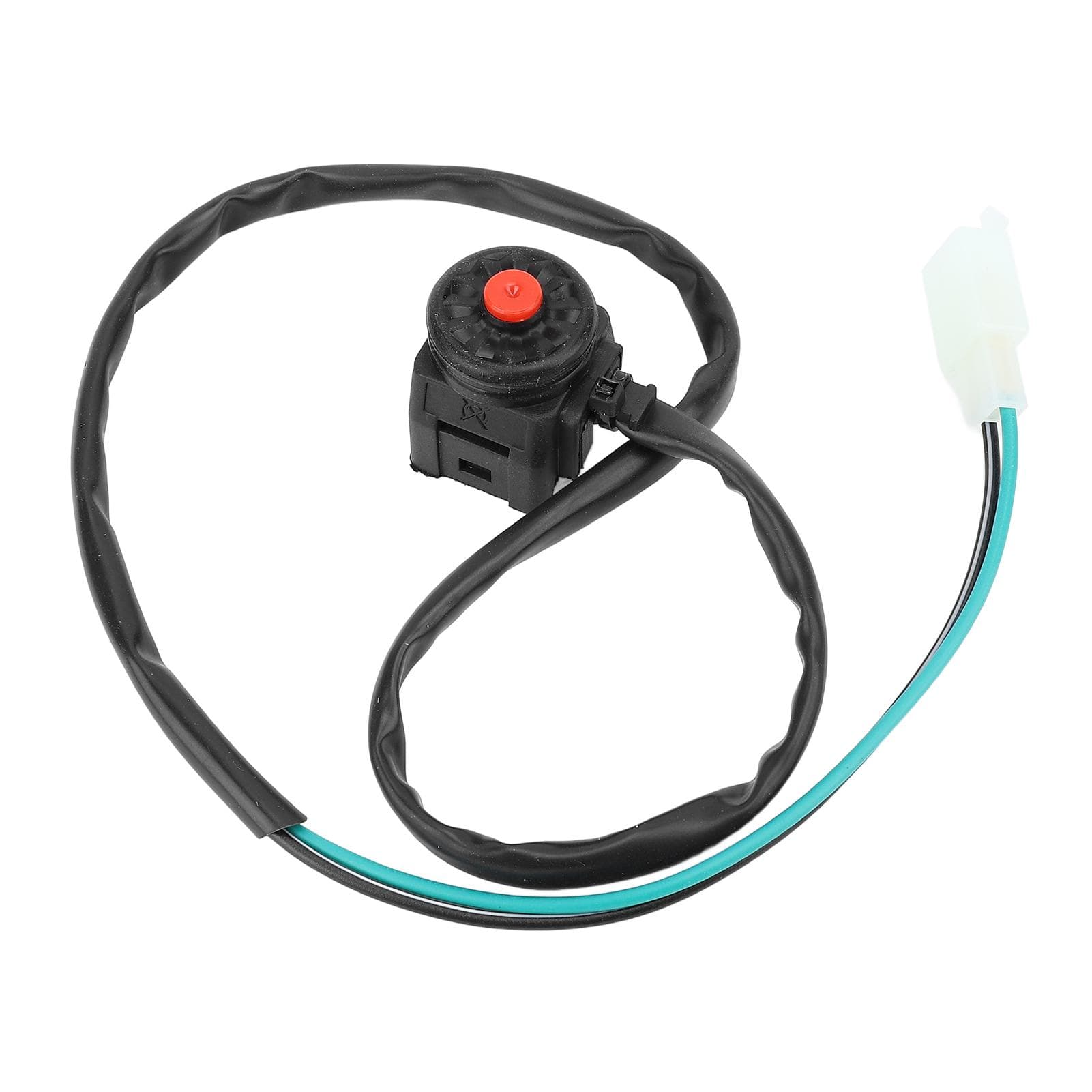 22mm Motorcycle Kill Switch 64cm Wire Length Universal Motorbike Engine Kill Stop Switch Horn