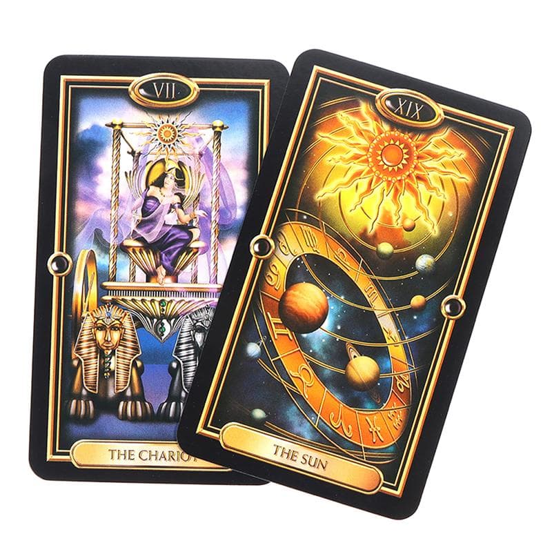Easy Gilded Tarot English Board Game Divination Prediction Multiplayer Game