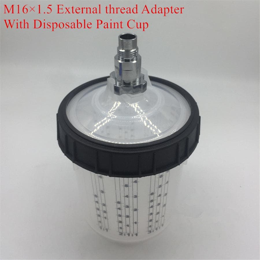 5-piece Set Spray Gun Connector Paint Mixing Cup Kit For Adapter Converts