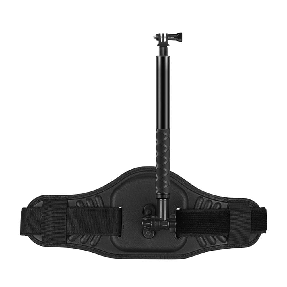 PULUZ Waist Belt Mount Strap + Adjustable Selfie Stick Replacement for GoPro Hero 11/10/9/8/OSMO black