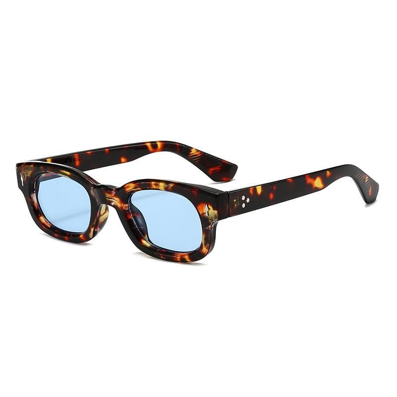 New Vintage Rectangle Sunglasses for Women Men Trendy UV Protection Sun Glasses for Beach Shopping Street Party