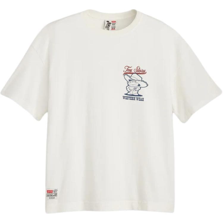 Levis X Toy Story Collaboration FW25 Comfortable Versatile Loose Casual Short Sleeve T-Shirt Men Tops 0034T-0000 XS