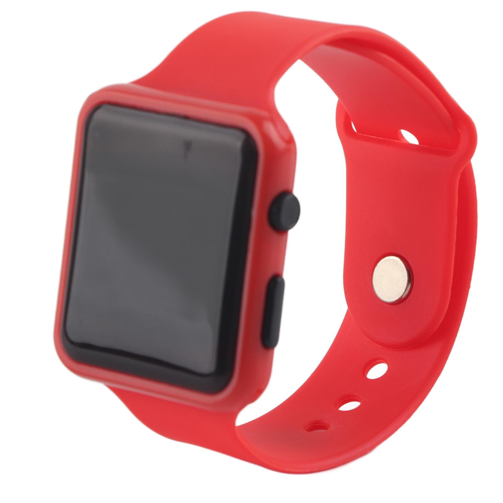 Luminous Electronic Watch Fashionable Stylish Wrist Watch Digital Watch BraceletRed red