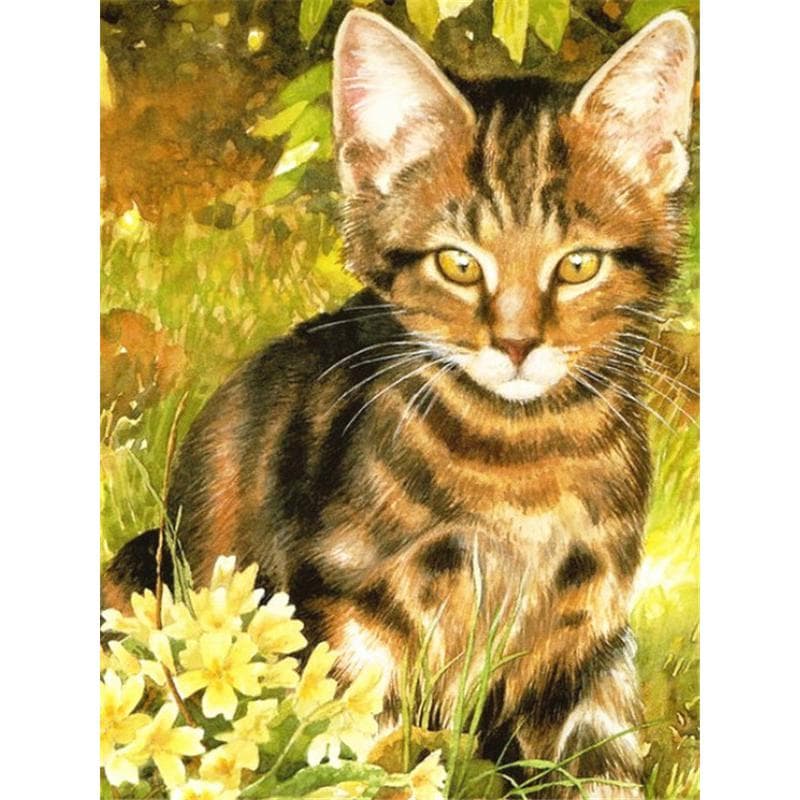 Diamond Painting Cat 5D Diy Diamond Embroidery Animal Mosaic Picture Of Rhinestone Home Decoration 20X30CM