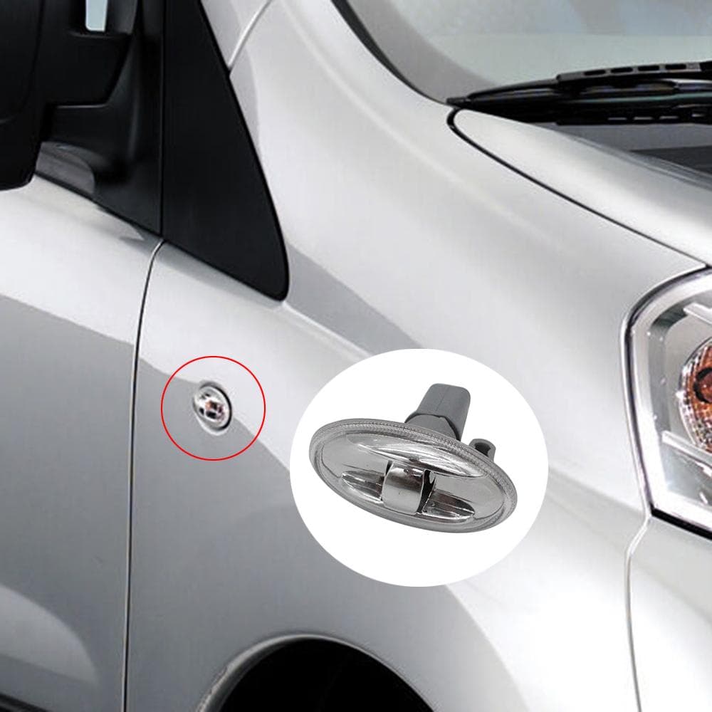 Side Indicator Repeater Light Lamp 6325G3 Fit for Peugeot 108 107 206 1007 407 Partner silver