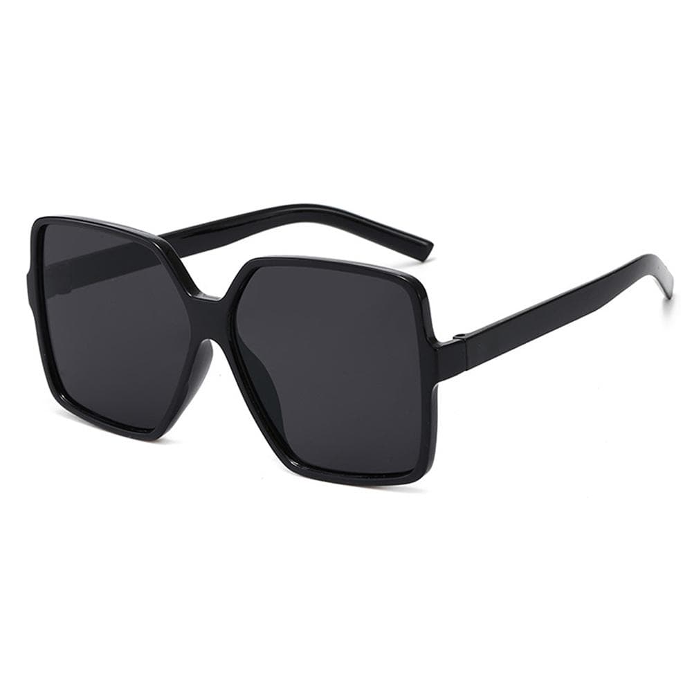 Black Square Oversized Sunglasses Square Glasses Personalized Colorful Sunglasses Trend Versatile Sunglasses UV4 1PC