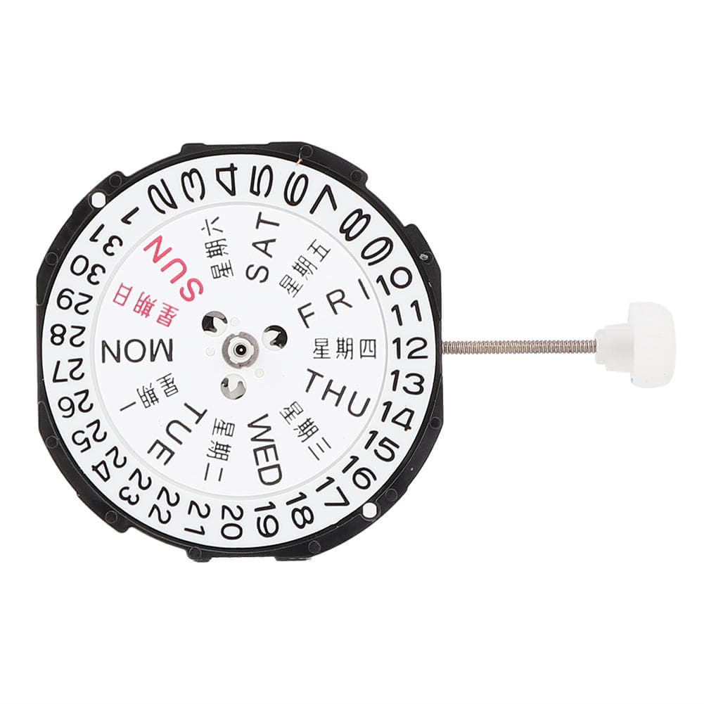 SL28 Three Hands Quartz Movement Date Watch Wristwatch Repair Accessory (Double Calendar)