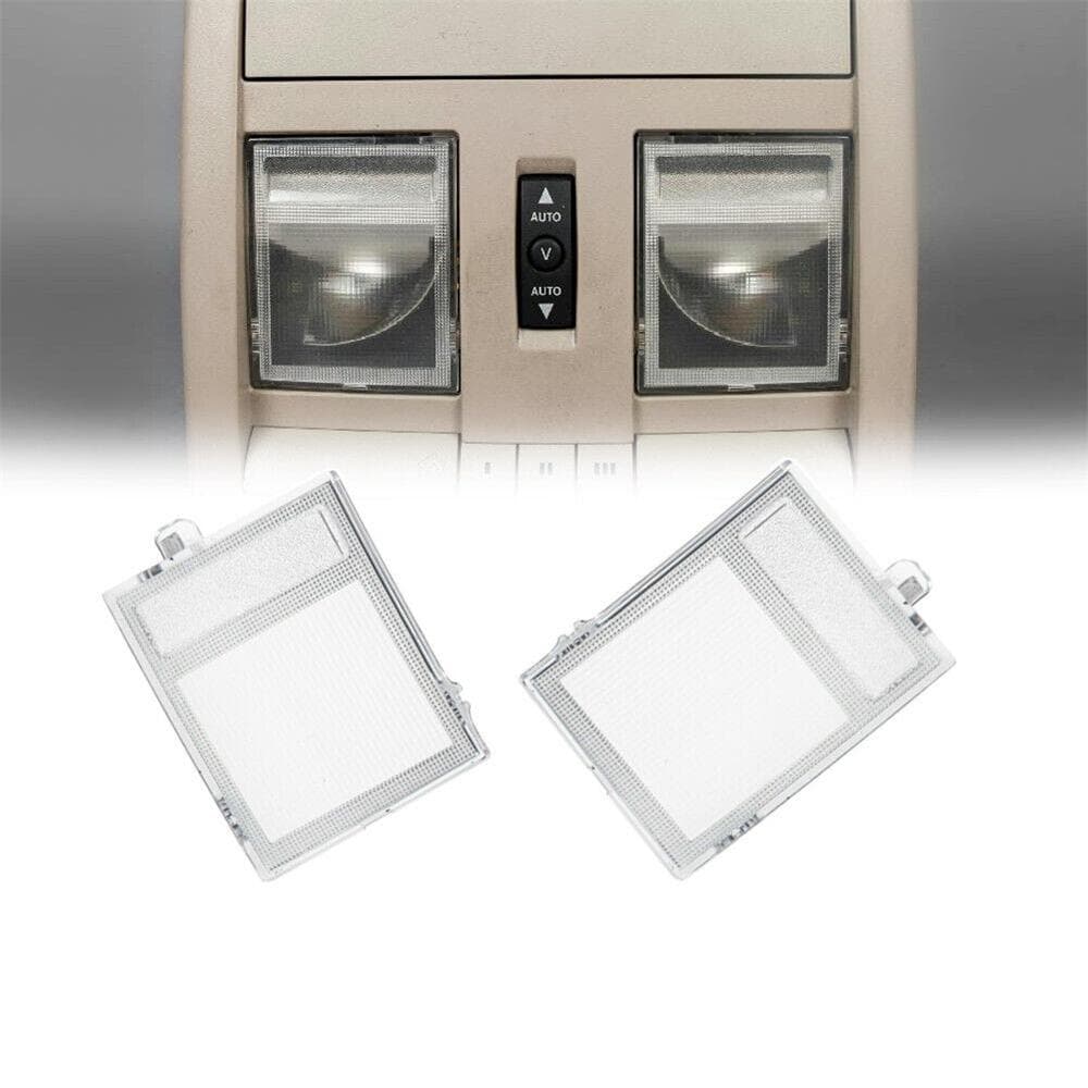 Interior L+R Clear Overhead Dome Light Cover For Jeep Dodge Chrysler Chall 05-20