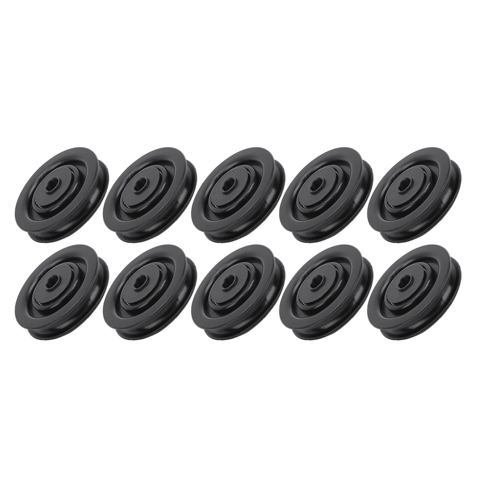 10Pcs Universal Pulley Wheel Fitness Hoisting Equipment Accessories Nylon Bearing Core90mm